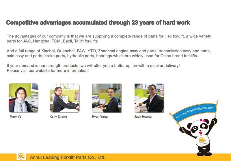7. Anhui leading forklift parts co., ltd