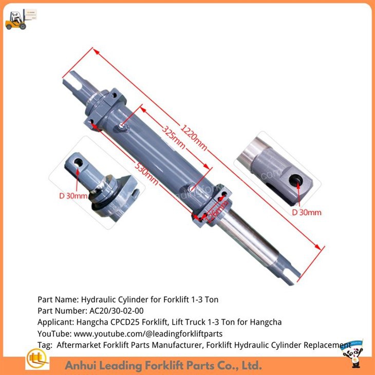 Hydraulic Cylinder for Forklift 1-3 Ton
